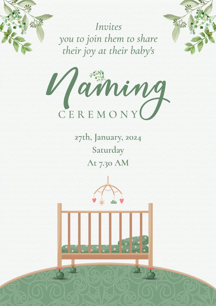 The Naming Ceremony Cards