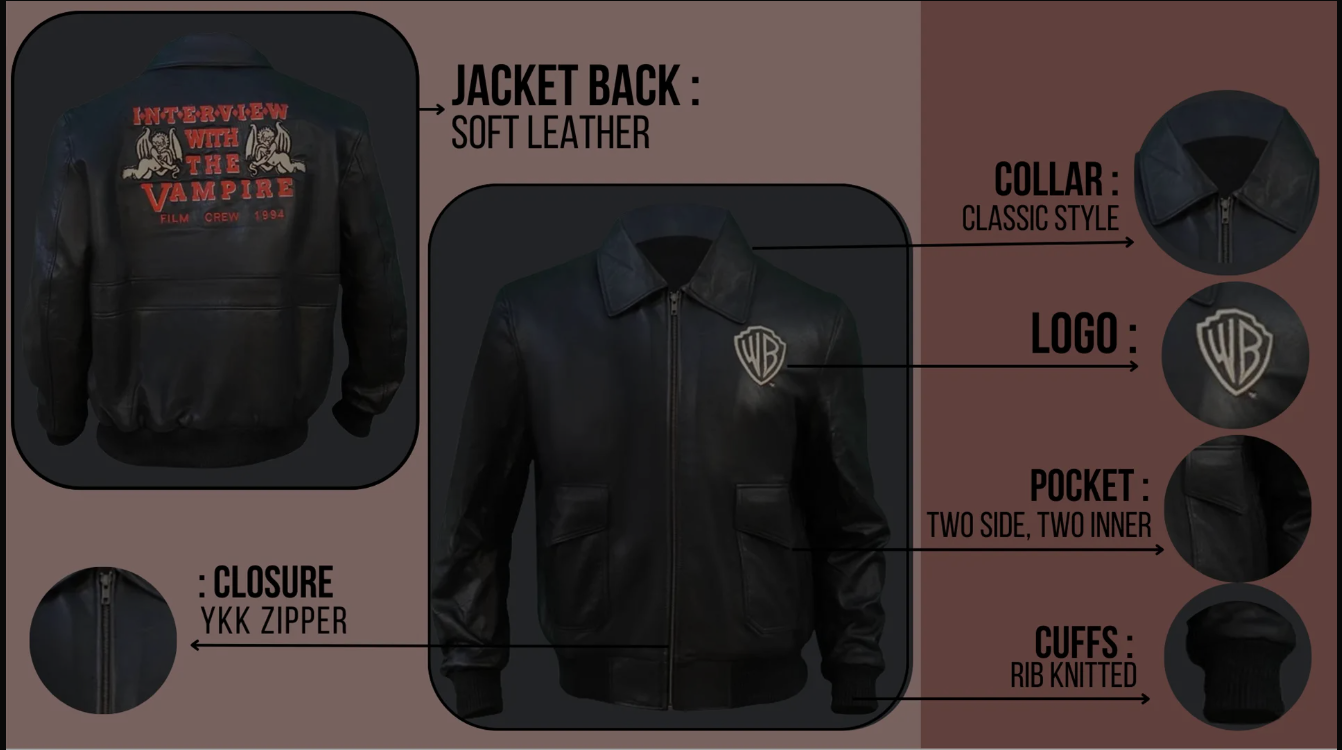 Purchase Your Interview with the Vampire Crew Jacket: A Timeless Addition to Your Wardrobe