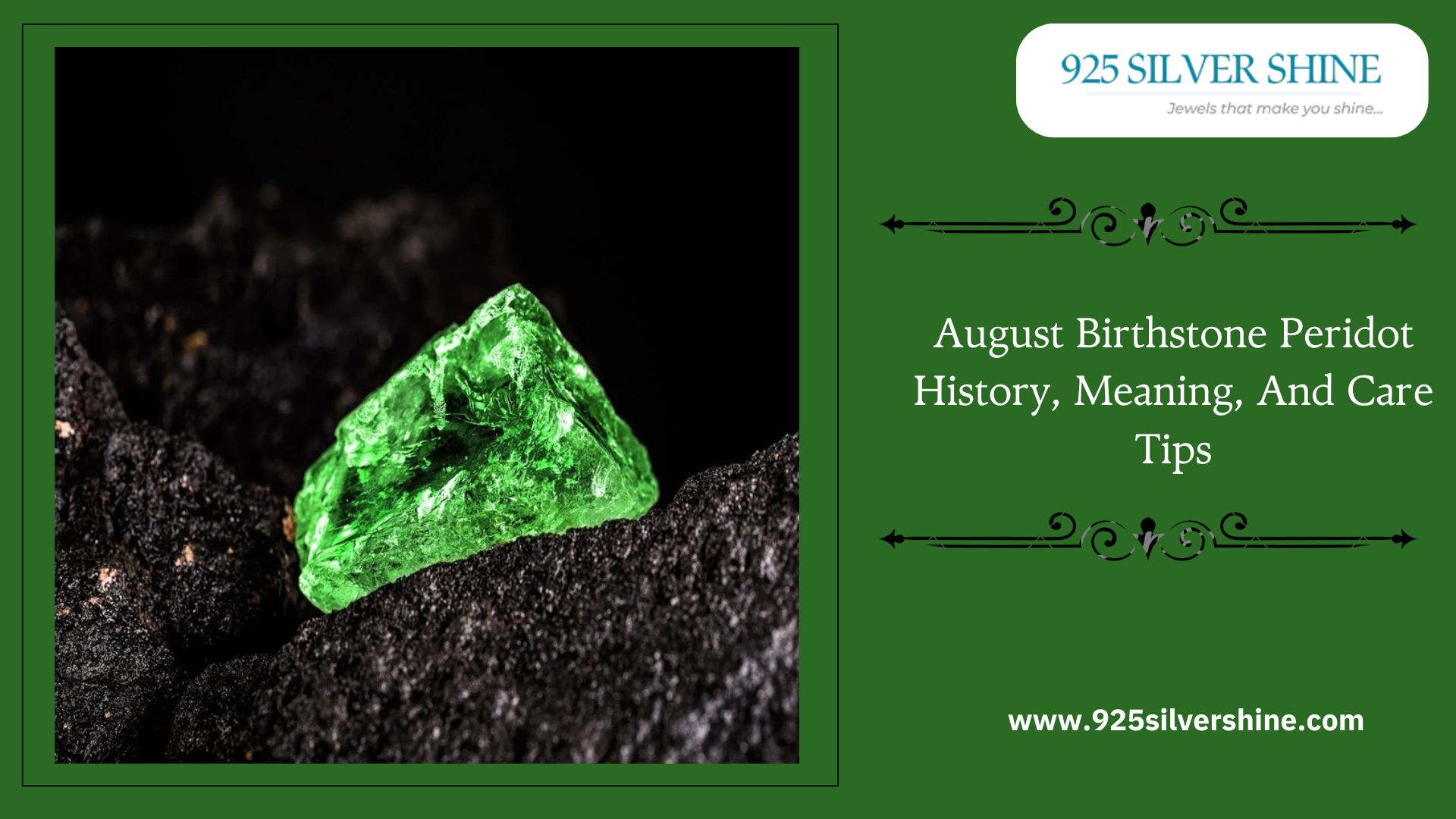 Unveiling the Beauty and History of Peridot: The August Birthstone